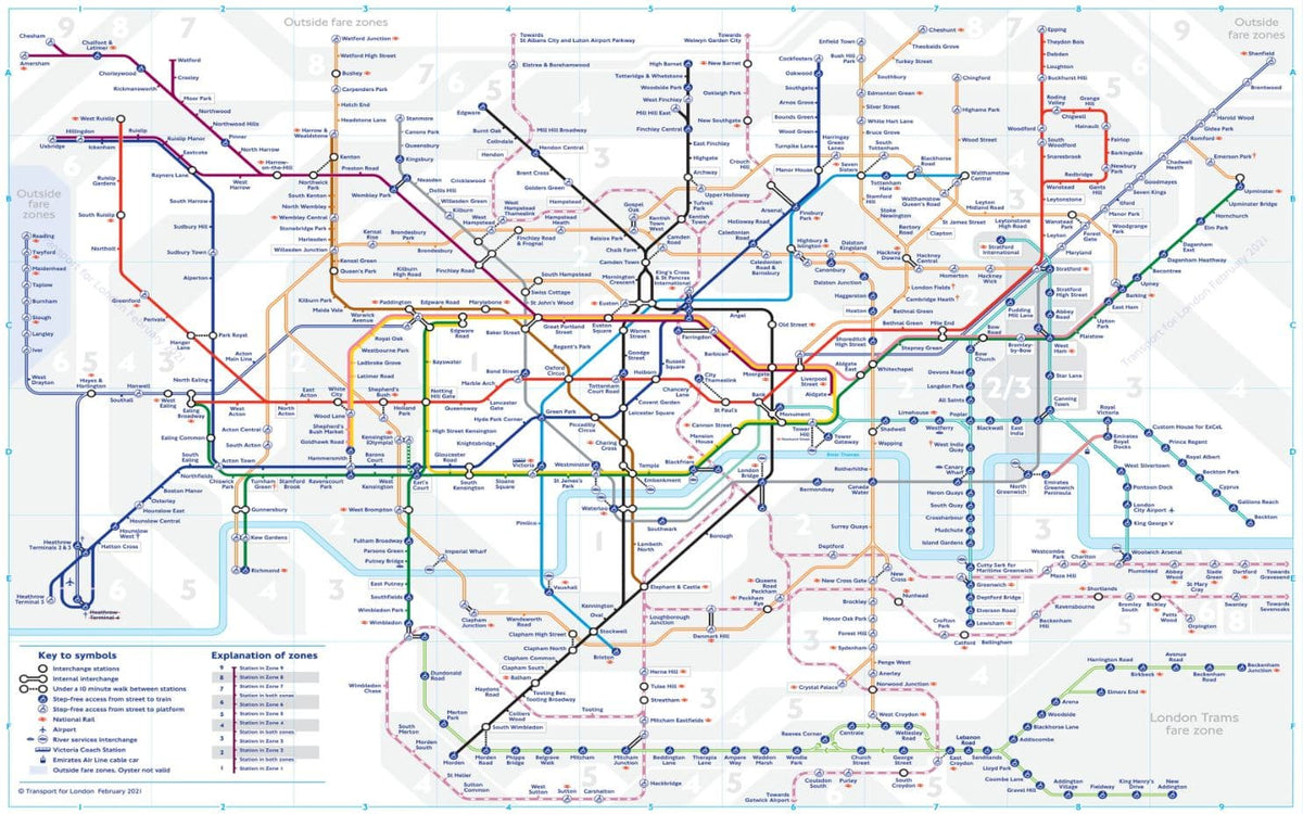 UK Tube Map