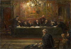 before the judges