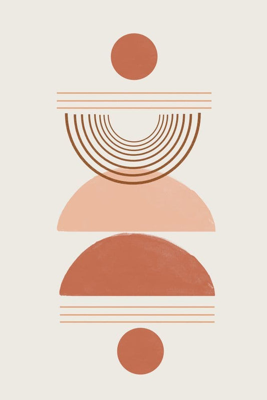 Boho Geometric Modern Art