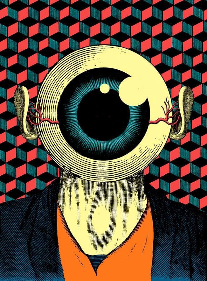 Psychedelic eye