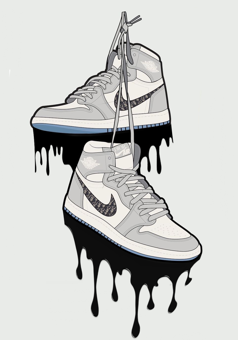Dripping jordans