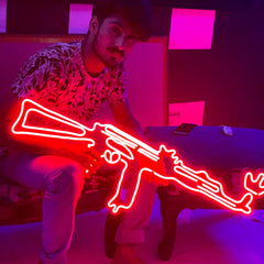 AK4 Neon Sign Red