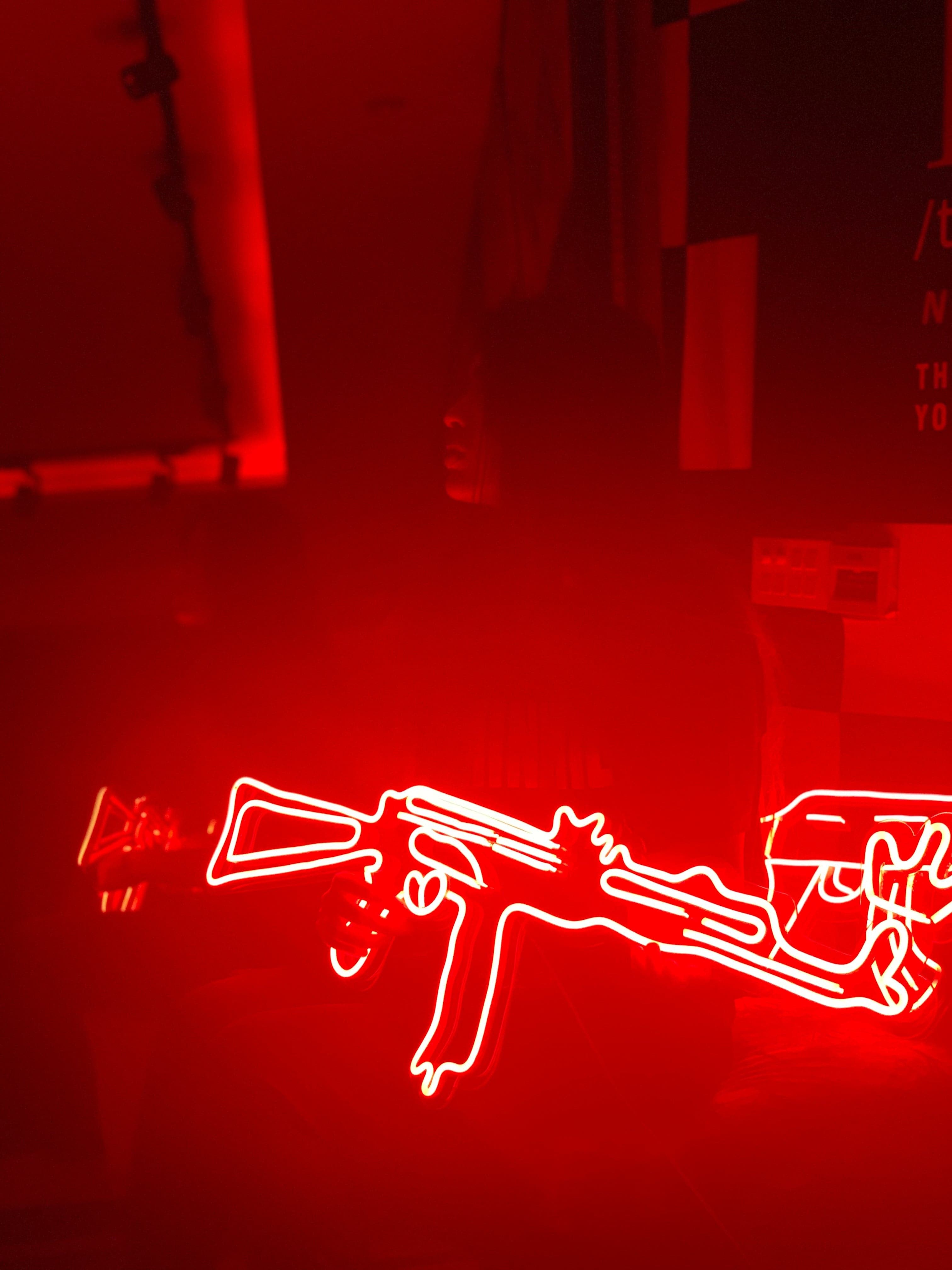 AK4 Neon Sign Red