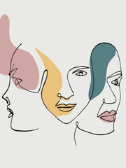 Face Line Art