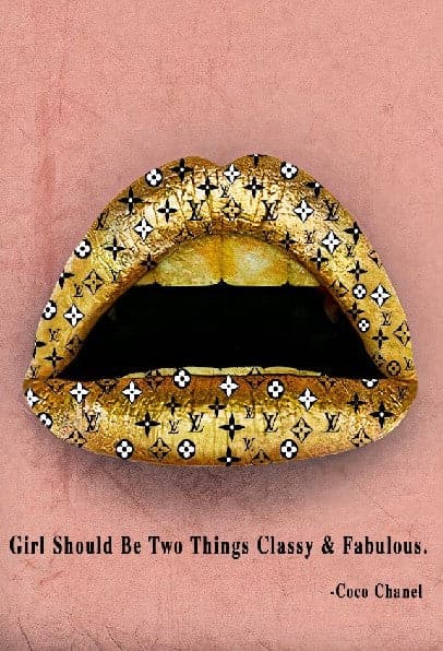 LV Golden lip