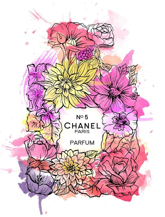 chanel poster illustration