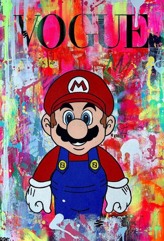 vogue x mario