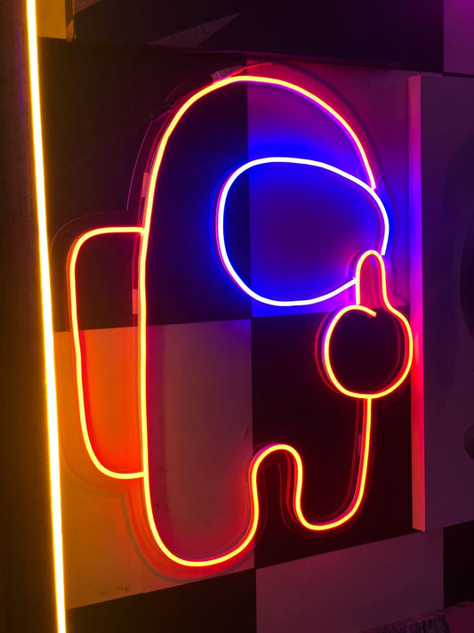 Among Us neon
