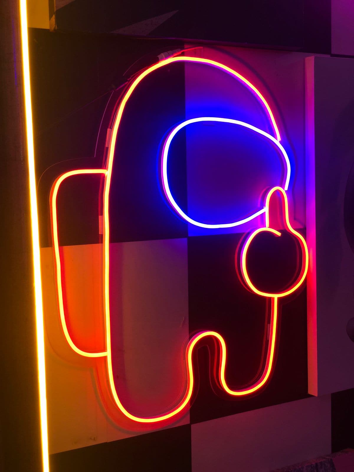 Among Us neon