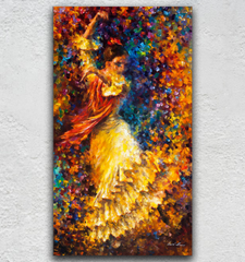 Woman in colors