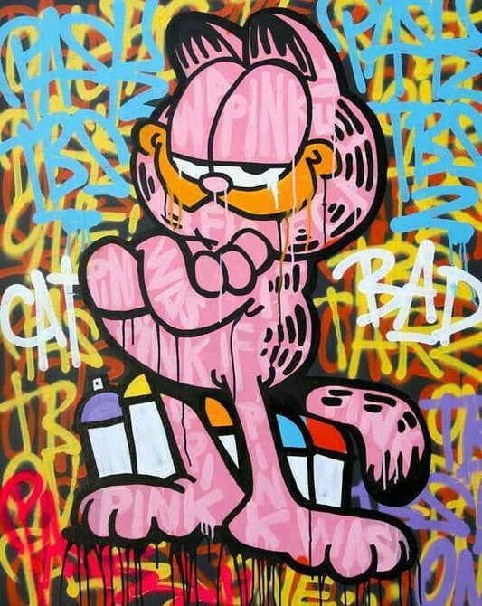 garfield graffitii