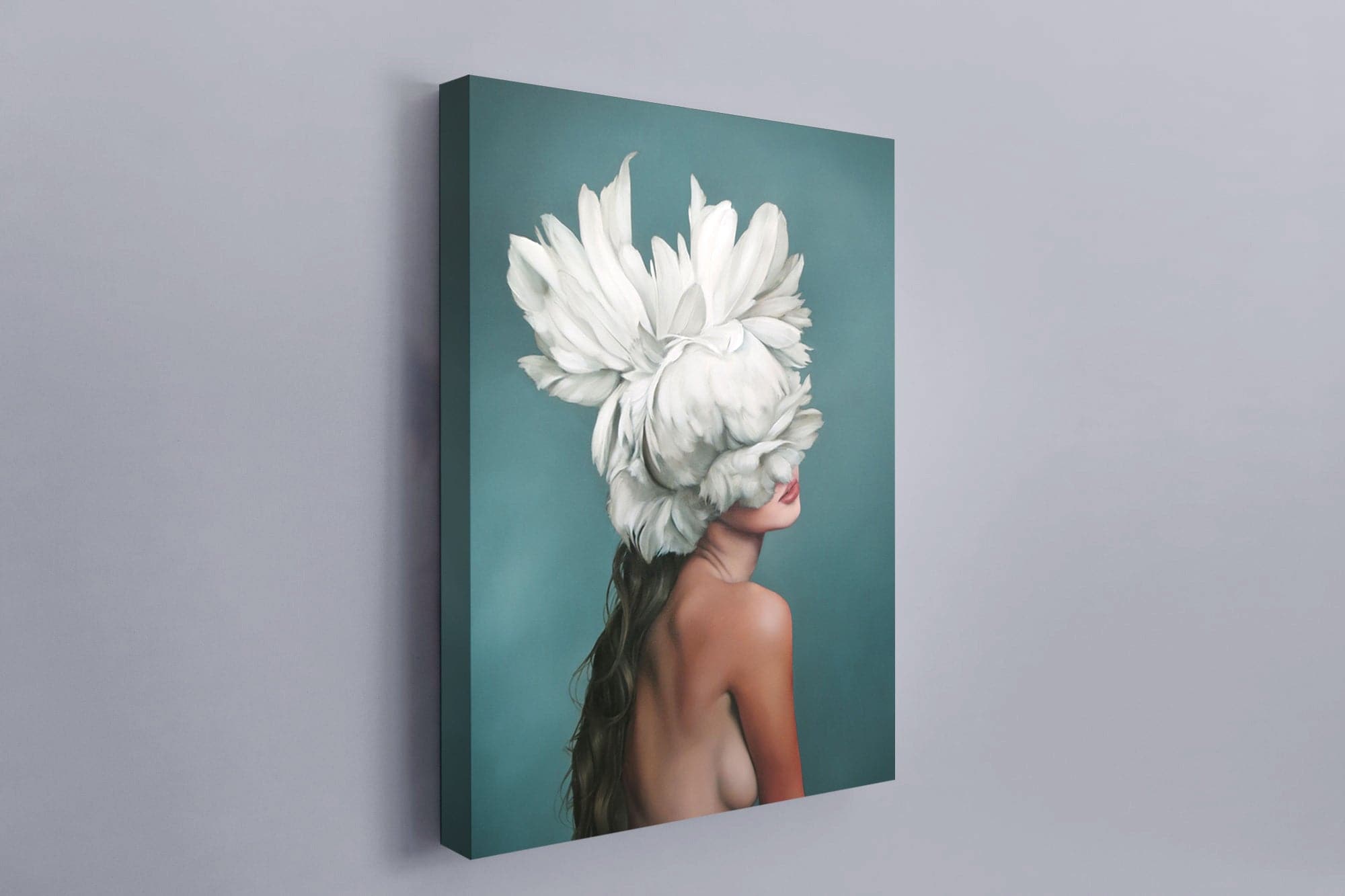 A Flower head girl