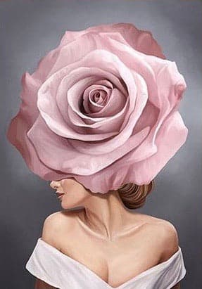 Flower girl rose gold