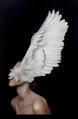 Naked girl with wings