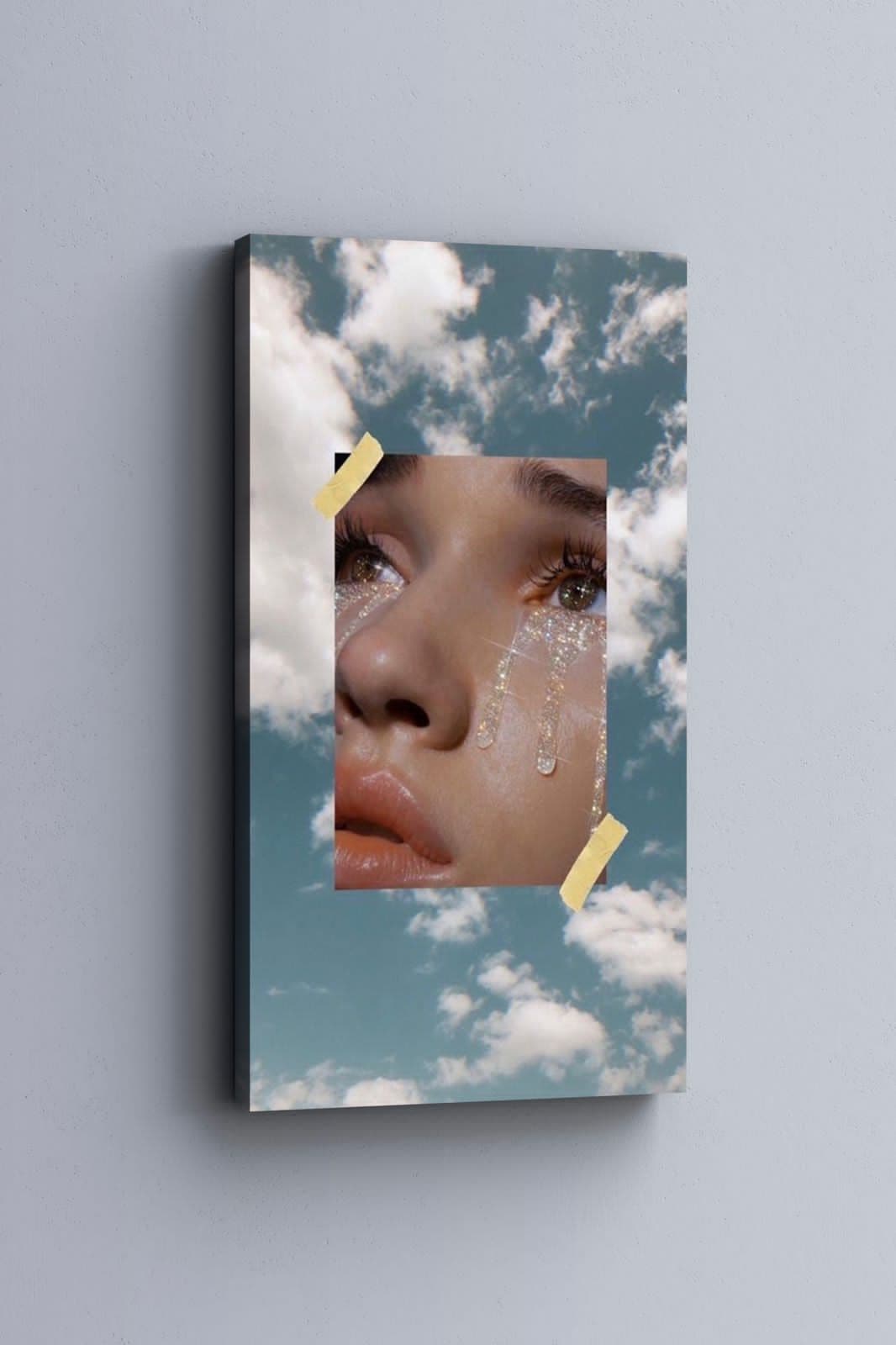aesthetic edits - glitter tears