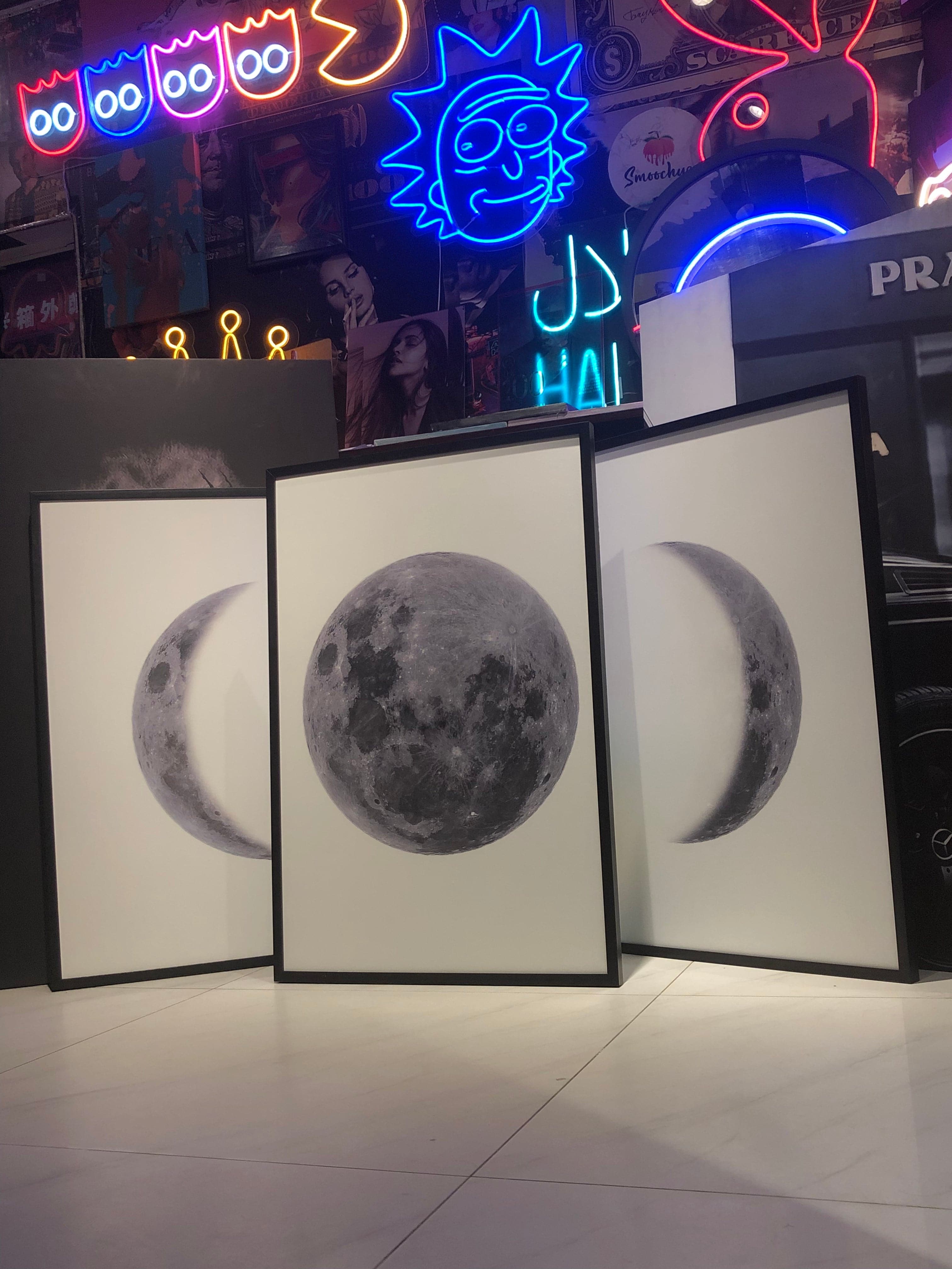 MOON SET OF 3
