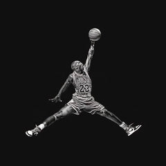 Micheal jordan iconic