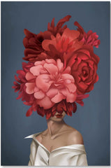 Red rose girl