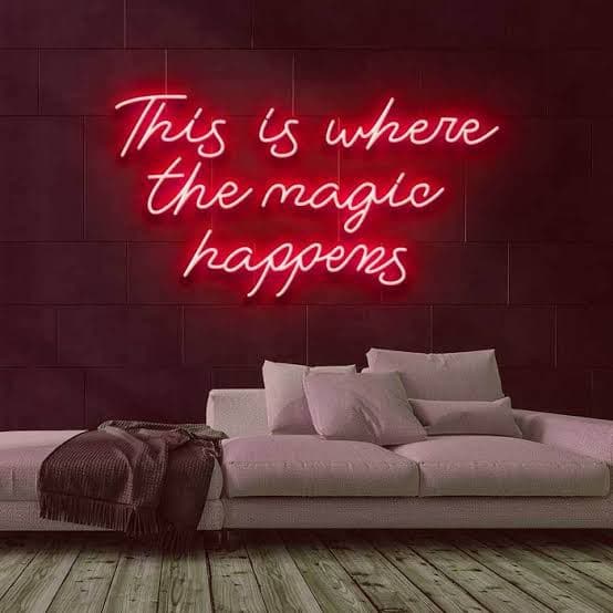 Magic neon (large size)