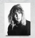 taylor swift Singer - b&w ii